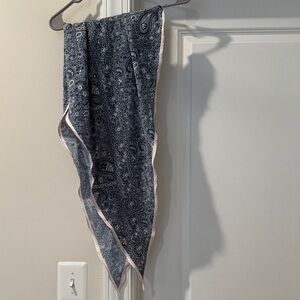 American Eagle Outfitters Paisley Scarf in Black and Gray